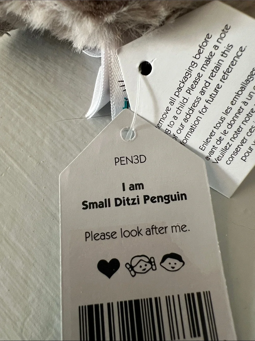 Jellycat I am small Ditzi penguin (retired)